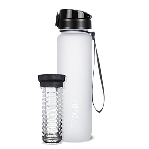 720°DGREE Bouteille en tritan “uberBottle“ - 1000ml | Gourde idéale pour Les Enfants, l'école, Sport, Yoga, randonnée, Voyages, Travail, fac, déplacements en Voiture | Bidon sans BPA