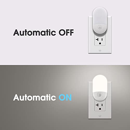 Image of LOHAS Night Lights Plug into Wall [𝟮 𝙋𝙖𝙘𝙠], Auto Dusk to Dawn sensor, 0.6W Dimmable LED Nightlights, Daylight White 5000K, 30 /60lm Small Night Light for Hallway, Kids, Adults, Bathroom, Stairs | Dimmable LED Nightlights, 0.6W Daylight White 5000K, 30 /60lm Small Night Light for Hallway, Kids, Adults, Bathroom, Stairs