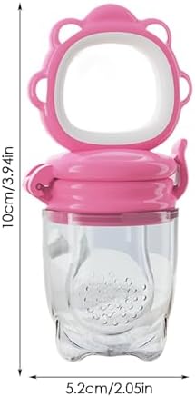 Silikon Bebek Besleyici - Yeniden Kullanılabilir Silikon Besleme Oyuncağı | Diş Kaşıyıcı Besleyici,Erkek Kız Çocuklar Doğum Sonrası Anne Uyurken Yemek Yerken Duş Alırken Seyahat Ederken İçin - Görsel 5