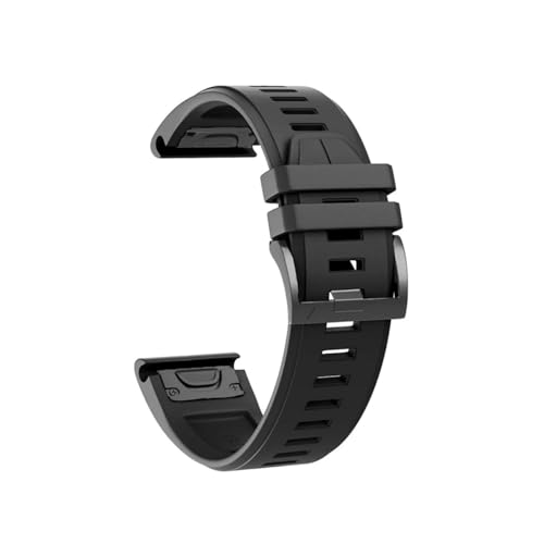 �������o�V���J�Q���x���g�ɓK������Garmin Descent G1 Solar/Epix Gen 2/Instinct 2/Forerunner 945/Approach S62 S60(Black,QuickFit 26mm)