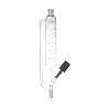 Laboy Glass 125mL Addition Graduated Pressure Equalizing Dropping Funnel/Lines with 14/20 Joints & High Vacuum Valve Chemistry Lab Glassware