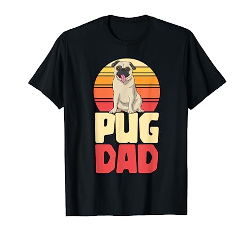 Pug Papà Carlino Maglietta