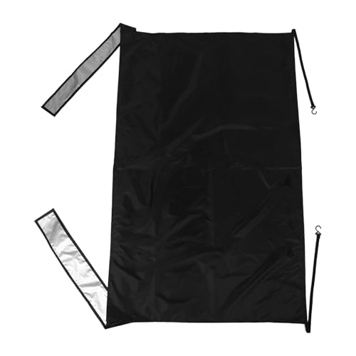 Cubierta de Parabrisas Trasero SECFOU para coche en verano con tela Oxford negra