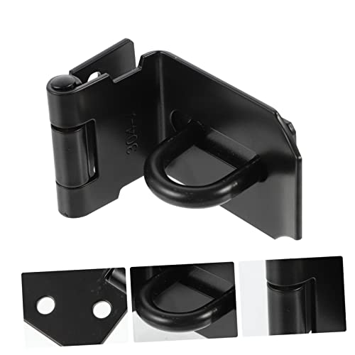 Image of DOITOOL 2pcs Stainless Steel Door Hasp Lock Right Angle Latch for Doors Easy to Install Durable Anti Design for Cabinets and Sheds
