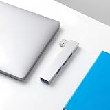 USB Hub for Laptop USB Hub 3.0 USB Splitter Ultra Slim Data Hub Multi USB Port Expander Type A Adapter Station for Laptop Desktop PC Printer Flash Drive Mobile HDD