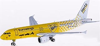 for Phoenix for Eurowings Airlines Hertz Airbus A320 D-ABDU 1:400 DIECAST Aircraft Pre-builded Model