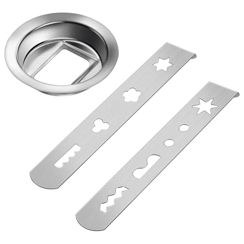 Embout à pâtisserie pour hachoir à viande Bosch MUM4-MUM5, en acier inoxydable, accessoire pour hachoir à viande Bosch série 8, diamètre : environ 67,7...