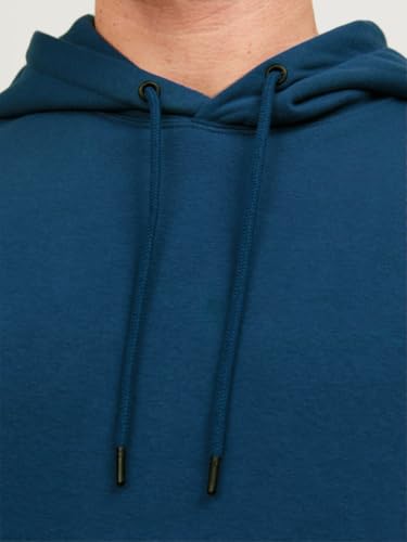 JACK & JONES Herren JJESTAR Basic Sweat Hood Kapuzenhoodie, Insignia Blue, XS – Ansicht 6