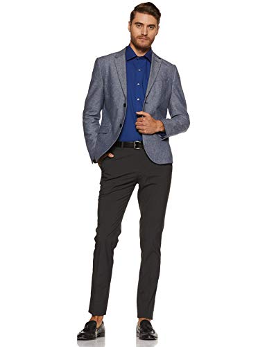 Image of Van Heusen Formal Checkered Shirt for Men| Premium Cotton| Full Sleeves| Slim Fit |Breathable Fabric