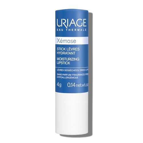Uriage Xemose Lip Balm With Hyluronic Acid, Shea Butter & Vitamin C | Dermat Recommended Lip Balm For Very Dry, Sensitive Chapped Lips | Intense Hydration And Protection Lip Care | Fragrance-Free| 4gm
