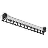 LOOTICH 312mm Wysuwana Szafka Szafa Organizer Szynowy Metalowy Stojak na 12 Wieszaków na Ubrania Opakowanie 2 Szt