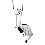 Elíptico Magnético Silencioso com 8 Níveis de Resistência, Suporte para Tablet, Monitor LCD e Passada de 32cm – Uso Residencial até 120kg