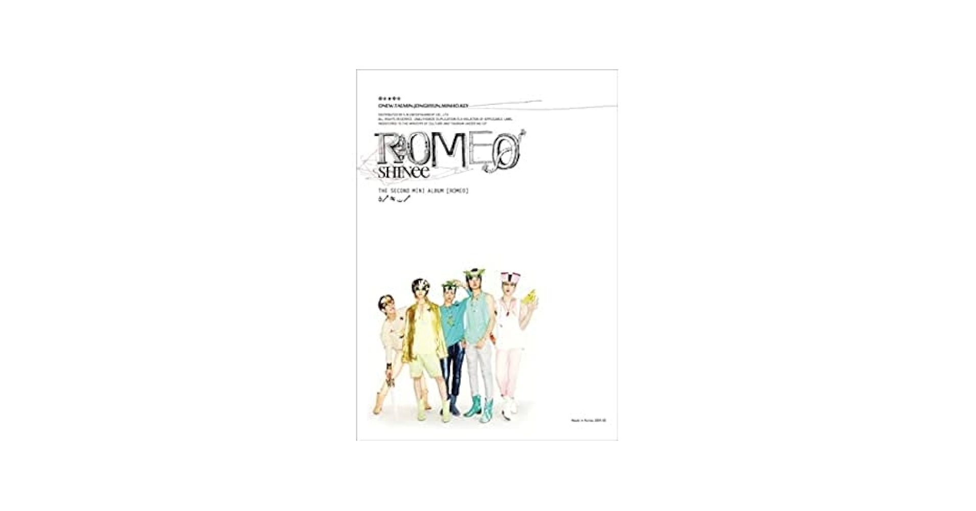 新品未開封 ◆ SHINee 【 ROMEO 】 韓国盤CD ジョンヒョンver 312MJxiz7MS.jpg_BO30,255,255,