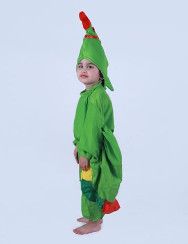 Image of BookMyCostume Parrot Bird Kids Fancy Dress Costume 2-3 years