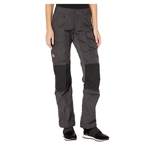 Fjallraven dam sportbyxor Vidda Pro ventilerade Trs W Reg Dark Grey-black 44 EU