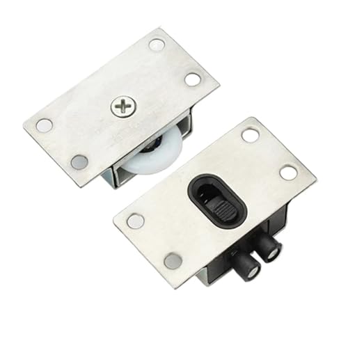 Roulettes de porte de placard en acier inoxydable de haute finition