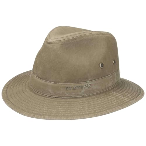 Stetson Sombrero Organic Cotton Hombre Tela Algodón Orgánico Viaje Protección UV 40+ Sostenible Primavera Verano
