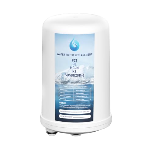 HG-N FC1 F8 Water Filter Replacement Compatible with Enagic Leveluk F8 and HG-N Filters for K8 and SD501 (2011+) JRIV Machine Machines 1 Pack
