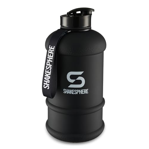 ShakeSphere Matte Water Bottle 2.2L Black with Black Logo …