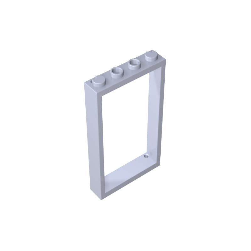 Gobricks 60596 Door Door Frame 1x4x6 Type 2 10 Pieces GDS-874 Compatible with Lego Building Blocks Color:light blue gray โ image 1