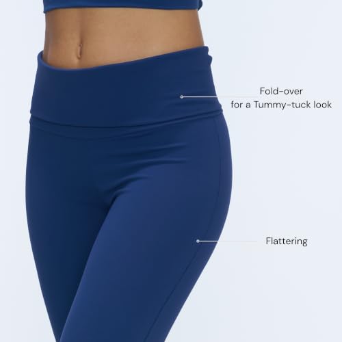 Image of Terractive Cuddle Flares for Women | TerraSoft Ultra Soft, Super Stretchy & Sweat-Wicking Flare Pants | High-Waist Tummy Tuck Workout & Lounge Pants