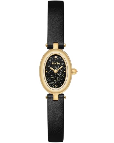 FIYTA Women's Watch - Elegant Gold Small Oval Vintage Watch