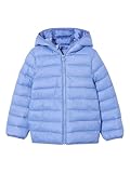 doudoune legere bleu femme pas cher Base élastiquée VERTBAUDET Doudoune garçon légère à capuche bleu moyen 9A