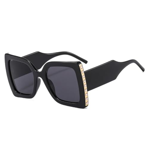 Lunettes de soleil contre les reflets UV400 grand format rétro chic
