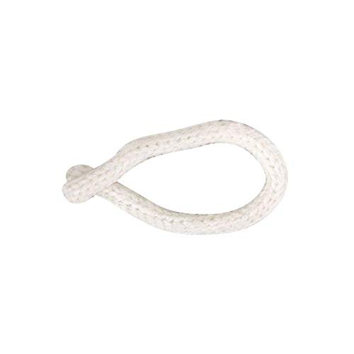 Rayher White I-Cord with Wire Core, Craft Wire with Knitted Fabric Cover for Crafting, Iron Wire, ivory, length 3m, diameter 5mm, 55937104