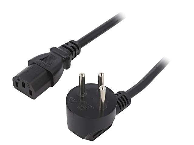 Câble IEC C13 femelle coudé pour brancher un PC au salon