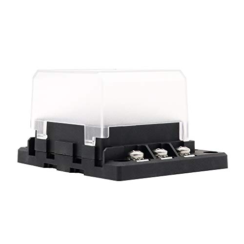 RuleaxAsi Bloco de fusíveis com lâmina de 6 vias Caixa porta-fusíveis Novo 6 Circuito ATP/ATC/ATO co