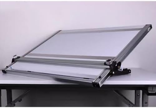 Adjustable Portable Drafting Board with Parallel Motion Bar Magnetic Table Storage Bags,for Architectural & Engineering（60x45cm）