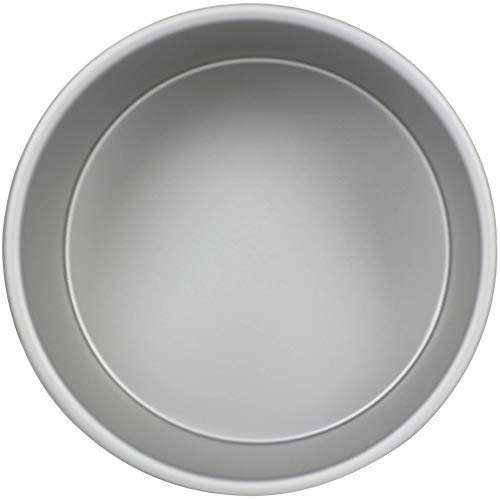Pme Professional Aluminum Round Baking Pan 6 X 4In, 6-Inch, Gray #TOP1