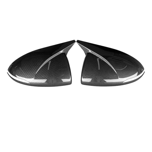 Coque de rétroviseur pour Hyundai Sonata DN8 2020-2022 en look carbone noir brillant