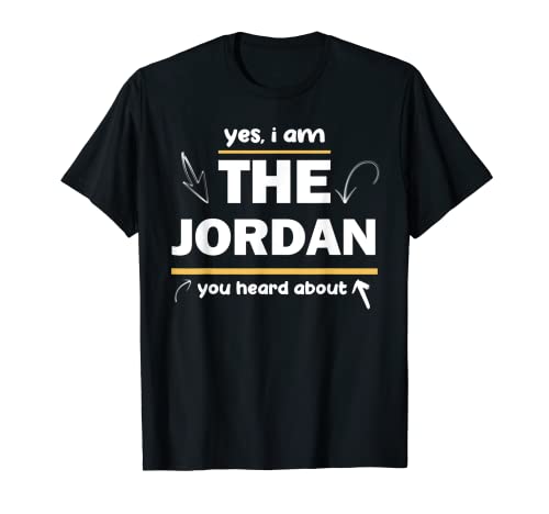 First Name I Am Jordan Adult Awesome Gift Men T-Shirt