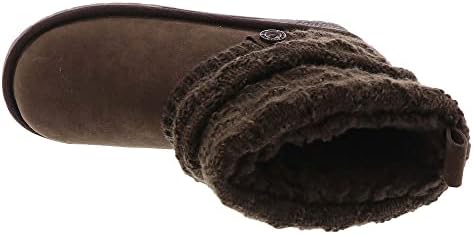 MUK LUKS Women's Laurel Boots, Brown Java, 7 | Image 1
