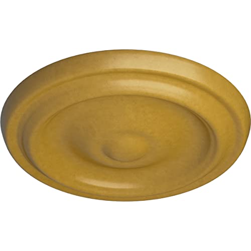 Image of 9 5 /8 inchOD x 1 1 /8 inchP Maria Ceiling Medallion (Fits Canopies up to 1 3 /4 inch), Iridescent Gold