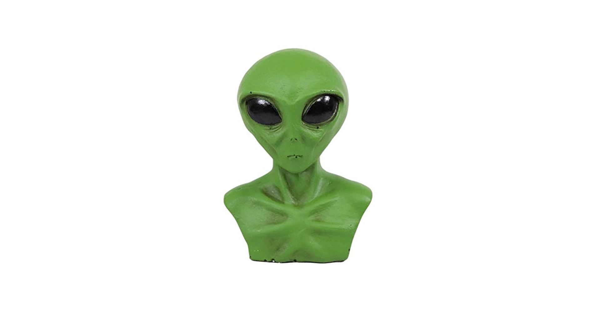 Amazon.com: Ebros UFO Invader Green ET Roswell Alien Bust