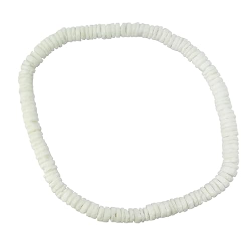 Hawaiian Handmade Heishi Puka Shell Surfer Stretch Elastic Anklet from Maui, Hawaii