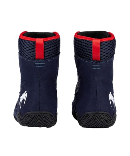 image for Venum Contender Boxing Shoes - Navy Blue/Red, 10 Women/8.5 Men