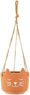 Sass & Belle Cat's Whiskers Terracotta Hanging Planter
