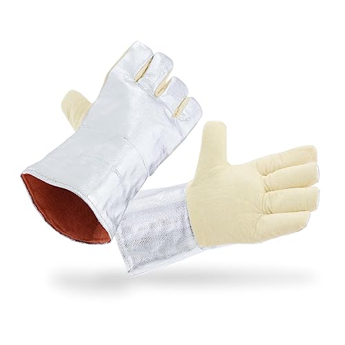 312MVao2eYL. SL500 Stamos Welding Group SWG05 - Guanti da saldatore, 18 x 35 cm, in fibra aramidica, lunghezza 35 cm, resistenti al calore