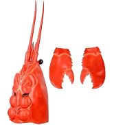 Funny Crab Lobster Claws Gloves Headdress Cosplay Party Latex Novelty Toy Set