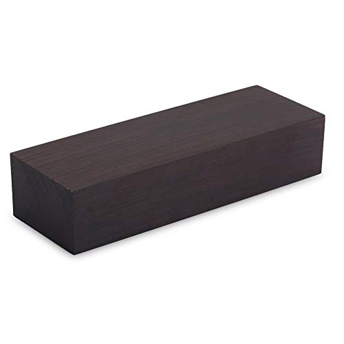 Ebony Wood Blank - Ebony Wood, Ebony Lumber 12 * 4 * 2.5 Cm Black Ebony Wood Lumber African Black Wood Blank Diy Material For Music Instruments Tools #TOP4