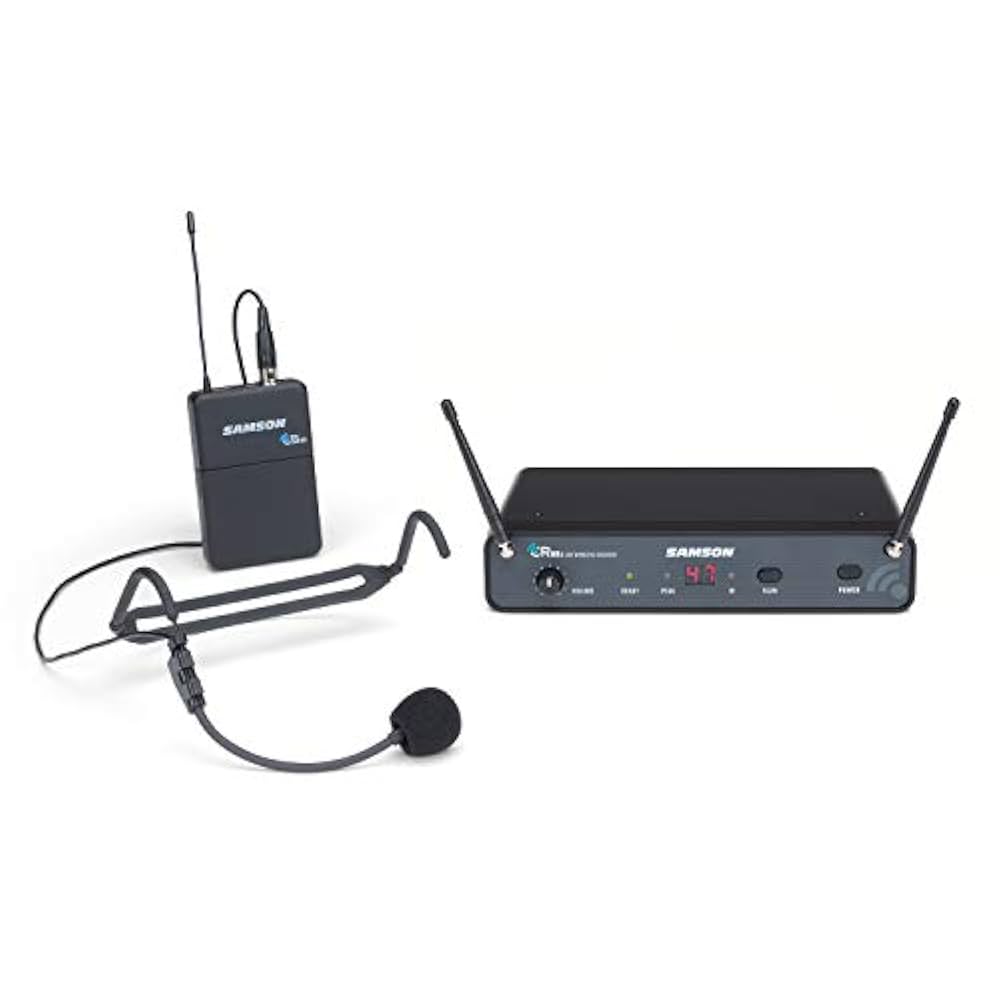 SAMSON ワイヤレス Concert CR88 CH88 ハンドヘルド Amazon.com: SAMSON Concert 88x Headset Wireless System (D