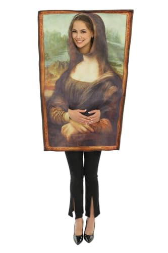 DISBACANAL Disfraz Cuadro Mona Lisa para adulto