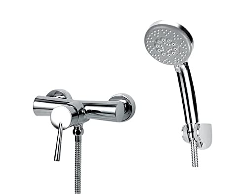 Ensemble douche et bain mural pour rénover une salle de bain moderne
