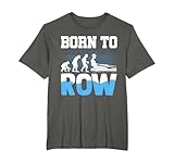 Nato per remare Canottaggio Canottieri Sport Idea regalo Maglietta