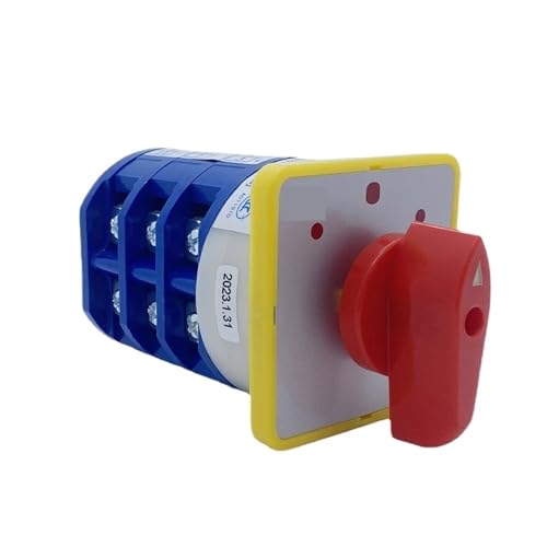 Interrupteur à cames rotatif LW5D triphasé 690V 40A pour contrôle moteur