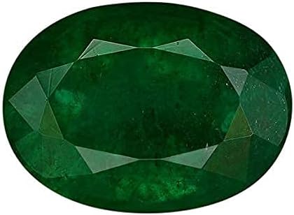 JAGDAMBA GEMS 7.25 Ratti 6.00カラット 天然AAA++ 品質グリーンルースジェムストーン 天然認定ザンビ